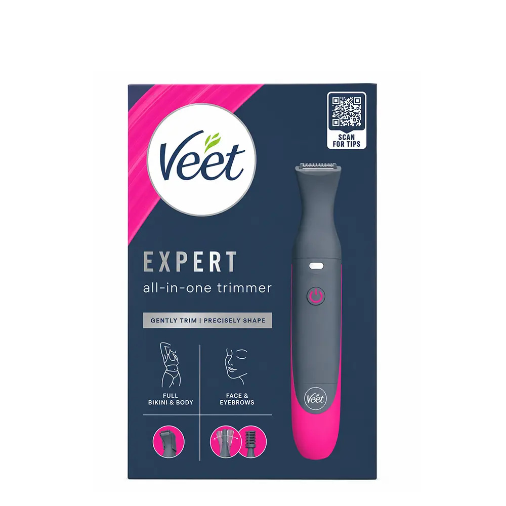 VEET EXPERT ELECTRIC TRIMMER bikini, face and body 5 units VEET EXPERT ELECTRIC TRIMMER bikini, face and body 5 units