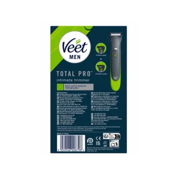 VEET MENU ELECTRIC TRIMMER TOTAL PRO sensitive areas 3 u