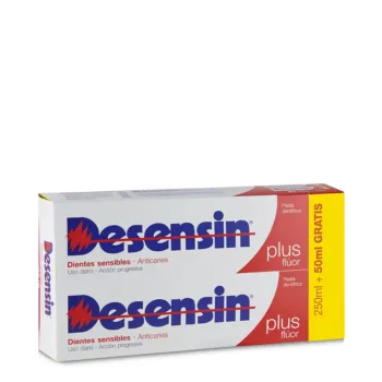 DESENSIN DESENSIN PLUS FLUOR toothpaste duo 2 x 150 ml