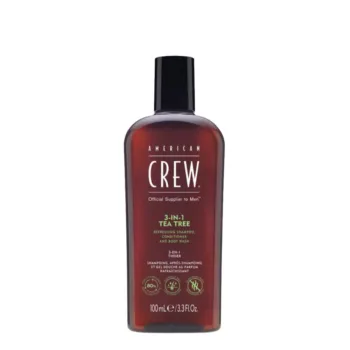 AMERICAN CREW TEA TREE 3 in 1 shampoo, conditioner and body wash 100 ml